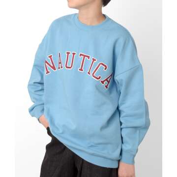 【NAUTICA】★セール★【NAUTICA】フロントロゴトレーナー[5色展開]