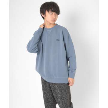 【GLAZOS】★セール★【WEB限定】裏毛・ピグメントビッグトレーナー[4色展開]