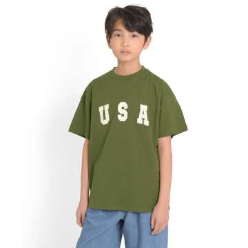 【GLAZOS】【おまとめ買い割対象】【接触冷感】アソートロゴプリント半袖Tシャツ[6色展開]