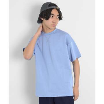 【GLAZOS】★セール★【接触冷感】エアリークッション・無地半袖Tシャツ[4色展開]