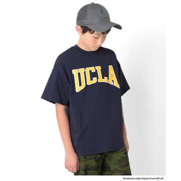 【UCLA】【WEB限定】【UCLA】フロントカレッジロゴプリント半袖Tシャツ[4色展開]